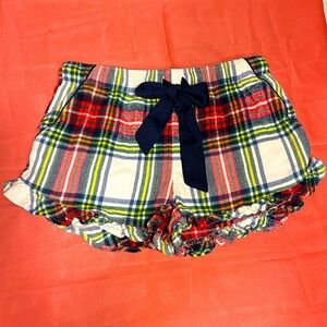 Aerie Lightweight Plaid Pajama Shorts